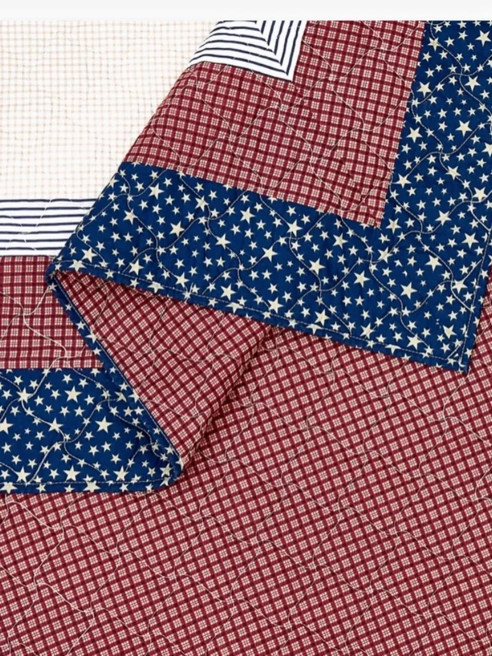 Lone Star Cotton King Quilt Set Texas Americana Bedding